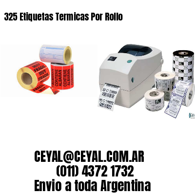 325 Etiquetas Termicas Por Rollo
