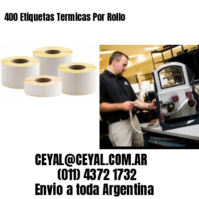 400 Etiquetas Termicas Por Rollo