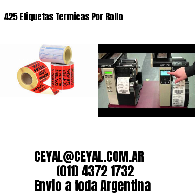 425 Etiquetas Termicas Por Rollo