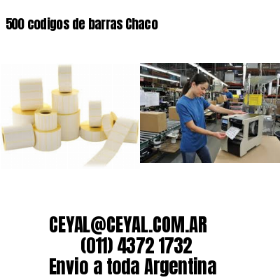 500 codigos de barras Chaco