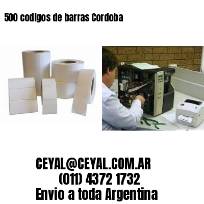 500 codigos de barras Cordoba