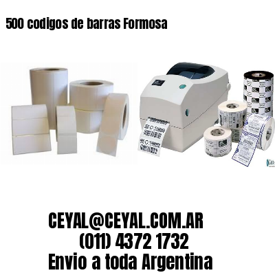 500 codigos de barras Formosa