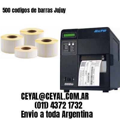 500 codigos de barras Jujuy