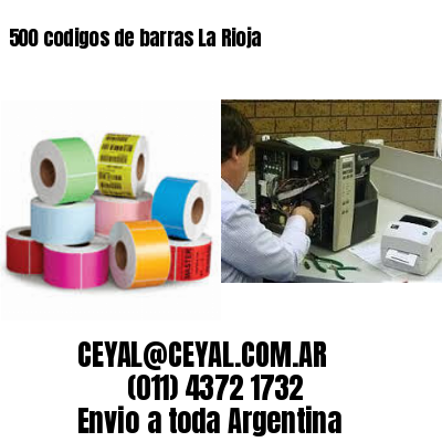 500 codigos de barras La Rioja