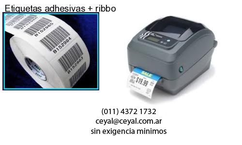 Etiquetas adhesivas   ribbo