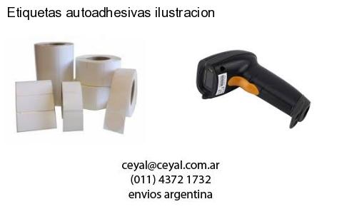 Etiquetas autoadhesivas ilustracion