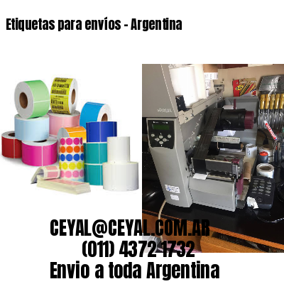 Etiquetas para envíos – Argentina