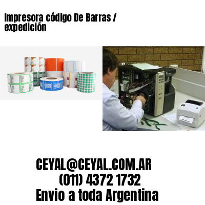 Impresora código De Barras / expedición