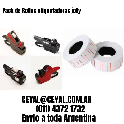 Pack de Rollos etiquetadoras jolly