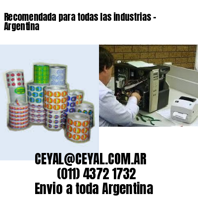 Recomendada para todas las industrias – Argentina