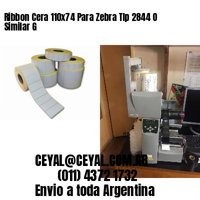 Ribbon Cera 110×74 Para Zebra Tlp 2844 O Similar G