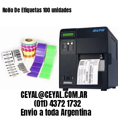 Rollo De Etiquetas 100 unidades