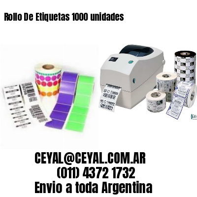 Rollo De Etiquetas 1000 unidades