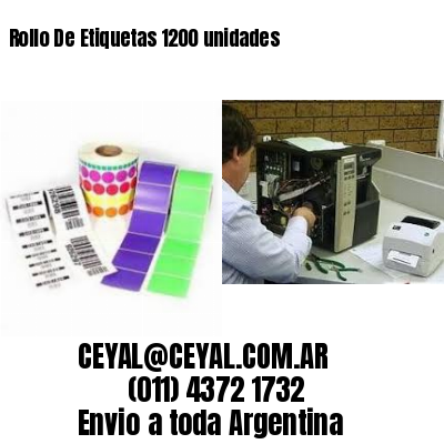 Rollo De Etiquetas 1200 unidades