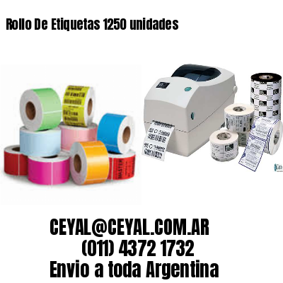 Rollo De Etiquetas 1250 unidades