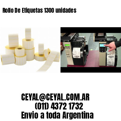 Rollo De Etiquetas 1300 unidades