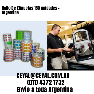 Rollo De Etiquetas 150 unidades – Argentina