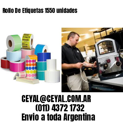 Rollo De Etiquetas 1550 unidades