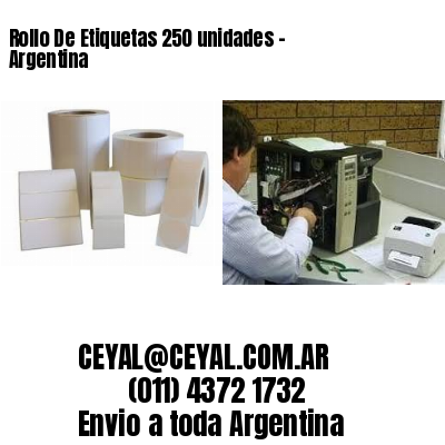 Rollo De Etiquetas 250 unidades – Argentina