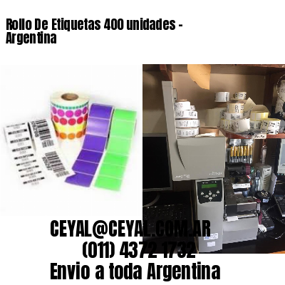 Rollo De Etiquetas 400 unidades – Argentina