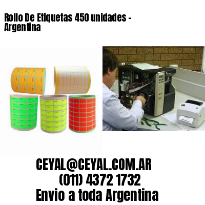 Rollo De Etiquetas 450 unidades – Argentina