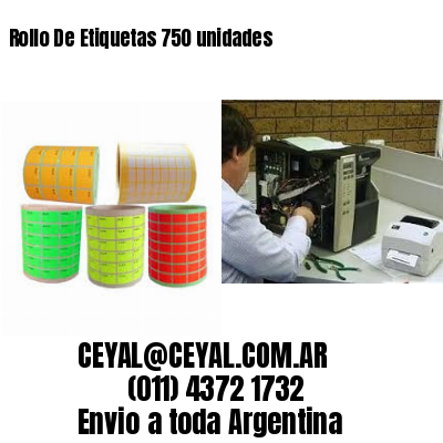 Rollo De Etiquetas 750 unidades