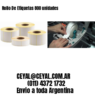 Rollo De Etiquetas 800 unidades