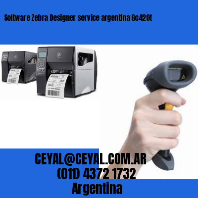 Software Zebra Designer service argentina Gc420t
