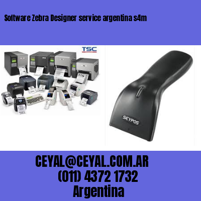 Software Zebra Designer service argentina s4m