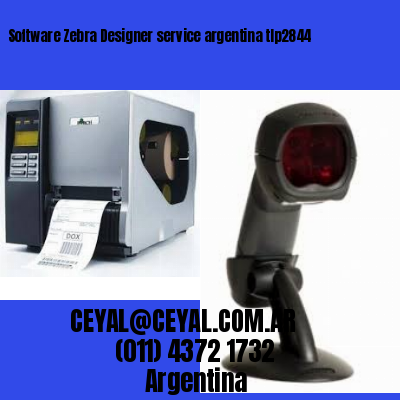 Software Zebra Designer service argentina tlp2844
