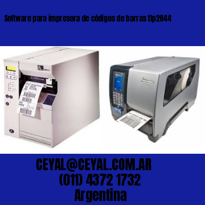 Software para impresora de códigos de barras tlp2844