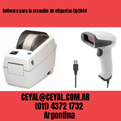 Software para la creación de etiquetas tlp2844