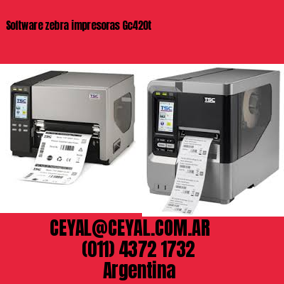 Software zebra impresoras Gc420t
