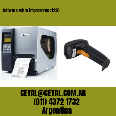 Software zebra impresoras zt230