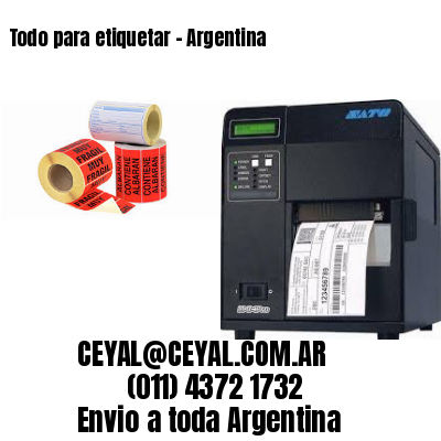 Todo para etiquetar – Argentina
