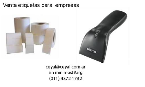 Venta etiquetas para empresas