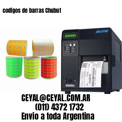 codigos de barras Chubut