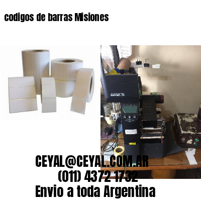 codigos de barras Misiones