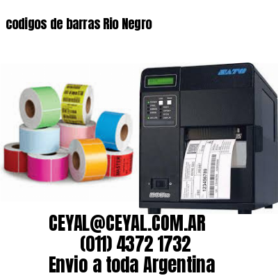 codigos de barras Rio Negro