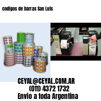 codigos de barras San Luis