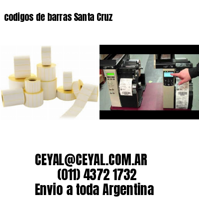codigos de barras Santa Cruz