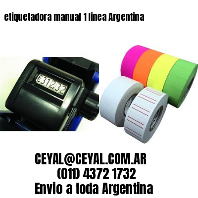 etiquetadora manual 1 linea Argentina