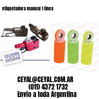 etiquetadora manual 1 linea