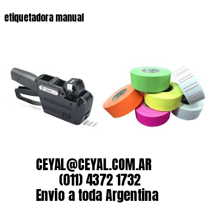 etiquetadora manual