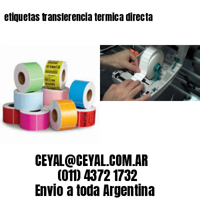 etiquetas transferencia termica directa