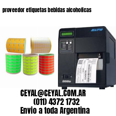 proveedor etiquetas bebidas alcoholicas