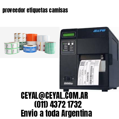 proveedor etiquetas camisas