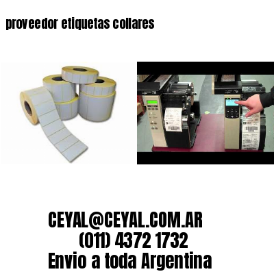 proveedor etiquetas collares