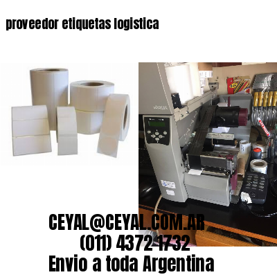 proveedor etiquetas logistica