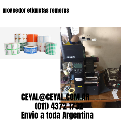 proveedor etiquetas remeras